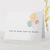 Adoption Karte (Gelbe Blume)