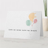 Adoption Karte (Vorderseite)