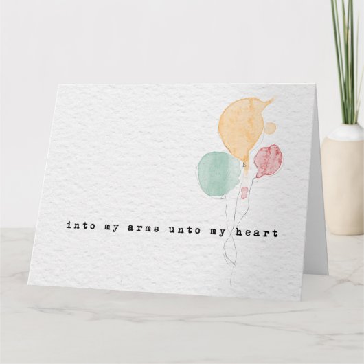 Adoption Karte (Vorderseite)