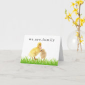 Adoption Karte (Gelbe Blume)