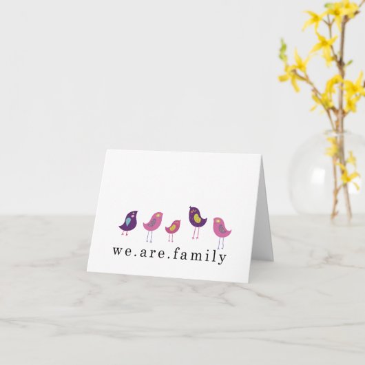 Adoption Karte (Gelbe Blume)