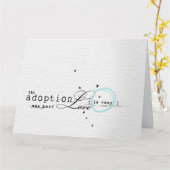 Adoption Karte (Gelbe Blume)