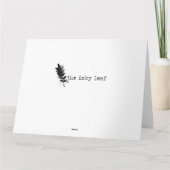 Adoption Karte (Rückseite)