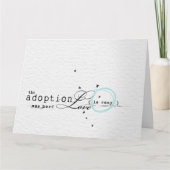 Adoption Karte (Vorderseite)