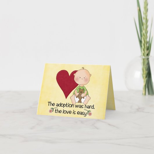 Adoption Karte (Vorderseite)