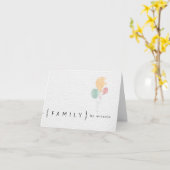 Adoption Karte (Gelbe Blume)