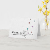 Adoption Karte (Gelbe Blume)