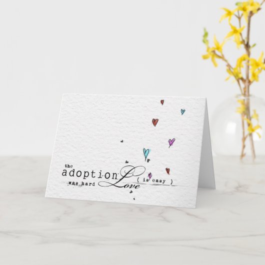 Adoption Karte (Gelbe Blume)