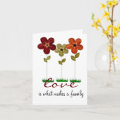 Adoption Karte (Gelbe Blume)