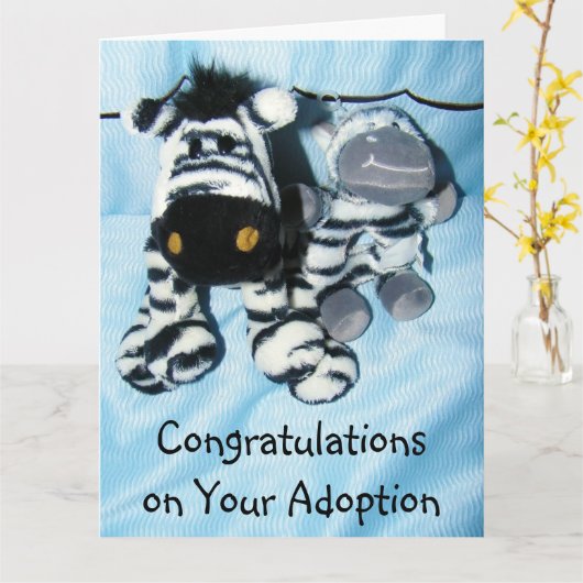 "ADOPTION" KARTE (Gelbe Blume)