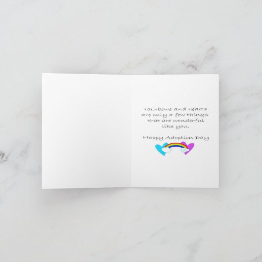 Adoption Karte (Innenseite)