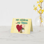 Adoption Karte (Gelbe Blume)