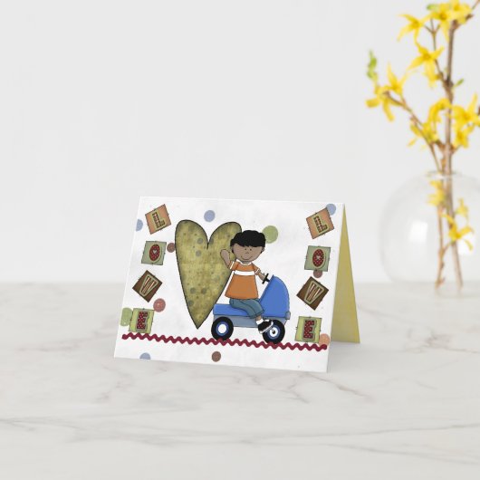 Adoption Karte (Gelbe Blume)