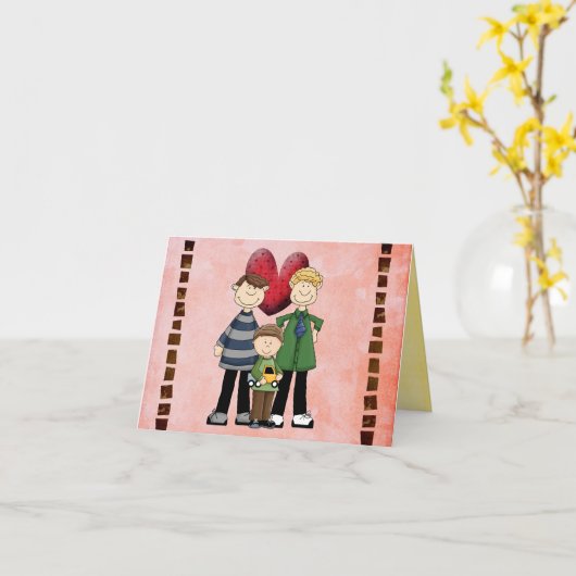 Adoption Karte (Gelbe Blume)