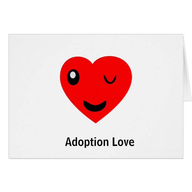 Adoption Liebe wink (Vorderseite (Horizontal))