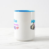 Adoption Meine Lieblings-Ja-Mama Zweifarbige Tasse (Mittel)