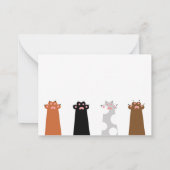 Adoption Mitteilungskarte (Rückseite)