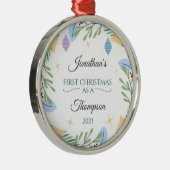 Adoption Ornament Personalisiert als Erstes Weihna (Rechts)