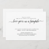 Adoption Party Einladung (Vorne/Hinten)