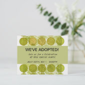 ADOPTION Party Einladungen (Stehend Vorderseite)