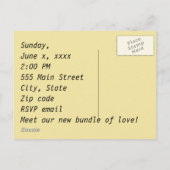 ADOPTION Party Einladungen (Rückseite)