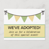 ADOPTION Party Einladungen (Vorderseite)