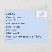 ADOPTION Party Einladungen (Rückseite)