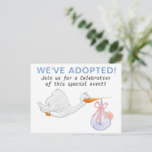 ADOPTION Party Einladungen (Stehend Vorderseite)