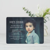 Adoption Party Foto Einladung (Stehend Vorderseite)