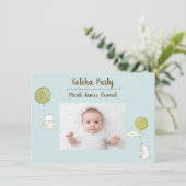 Adoption Party "Gotcha" Party für junge Menschen Einladung (Stehend Vorderseite)