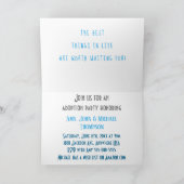 Adoption Party Invatation - Ältere Kinder Einladung (Innenseite)