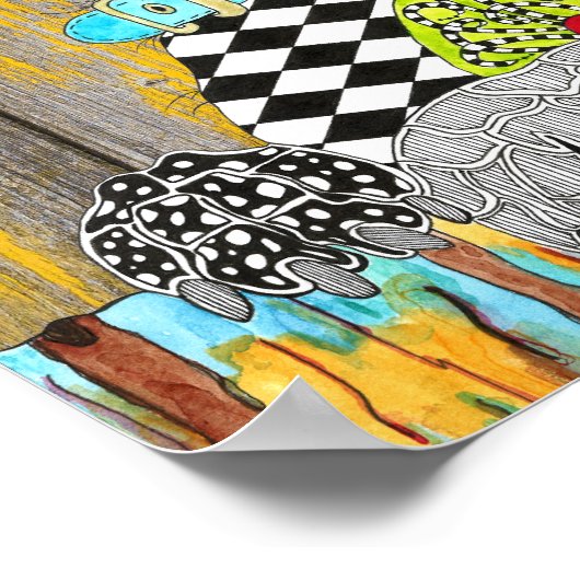 Adoption-Poster für Hunde Poster (Ecke)