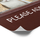 Adoption-Poster für Katzen Poster (Ecke)