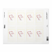 Adoption, Religiöse, Gelbe Punkte mit rotem Herzen (Vorne)