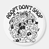 Adoption Retcue Magnet (Vorne)