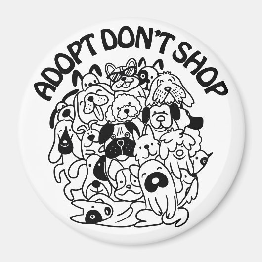 Adoption Retcue Magnet (Vorne)