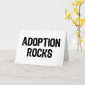 Adoption Rocks Karte (Gelbe Blume)