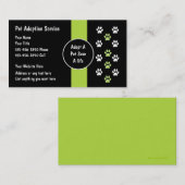 Adoption-Service-Visitenkarten Visitenkarte (Vorne/Hinten)