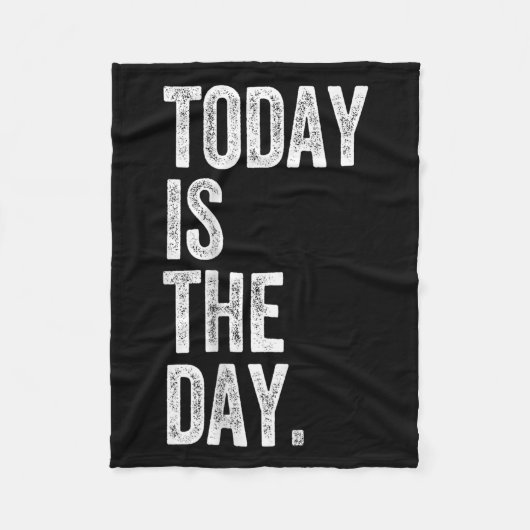 Adoption Shirt Today Is The Day Celebration Gotcha Fleecedecke (Vorderseite)