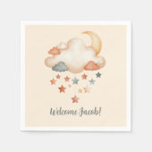 Adoption Shower – Dreamy Star Welcome Serviette (Vorderseite)
