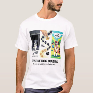 Adoption-T-Shirt zur Rettung von Hundekatalogen T-Shirt