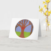 Adoption Tree Karte (Gelbe Blume)
