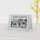 ADOPTION ***TWINS*** KARTE (Gelbe Blume)