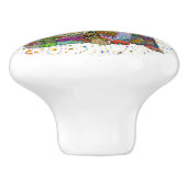 Adoption und Rettung von Hunden und Katzen sind ei Keramikknauf (Seitenansicht)