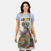 Adoption und Rettung von Hunden und Katzen sind ei Schürze (Getragen)