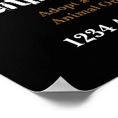 Adoption und Rettung von Tierrechten Poster (Ecke)