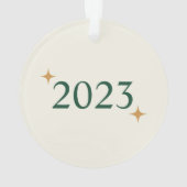 Adoption "Unser Wunsch wurde wahr" Weihnachten Ornament (Rückseite)