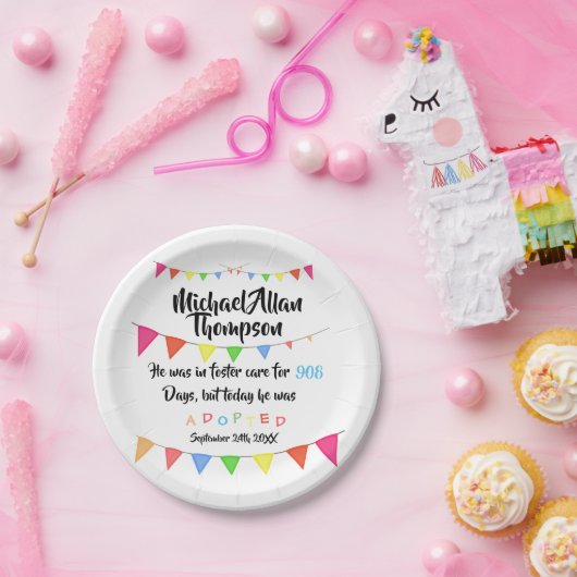 Adoption vom Pflegesorgfalt-Party-Teller Pappteller (Party)