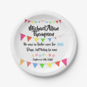 Adoption vom Pflegesorgfalt-Party-Teller Pappteller (Vorderseite)