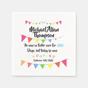 Adoption von den Pflegesorgfalt-Party-Servietten Serviette